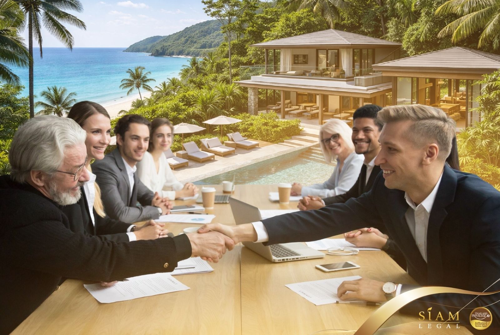Siam Legal lawyers concluding a legal advisory on nominee business structures in Phuket.